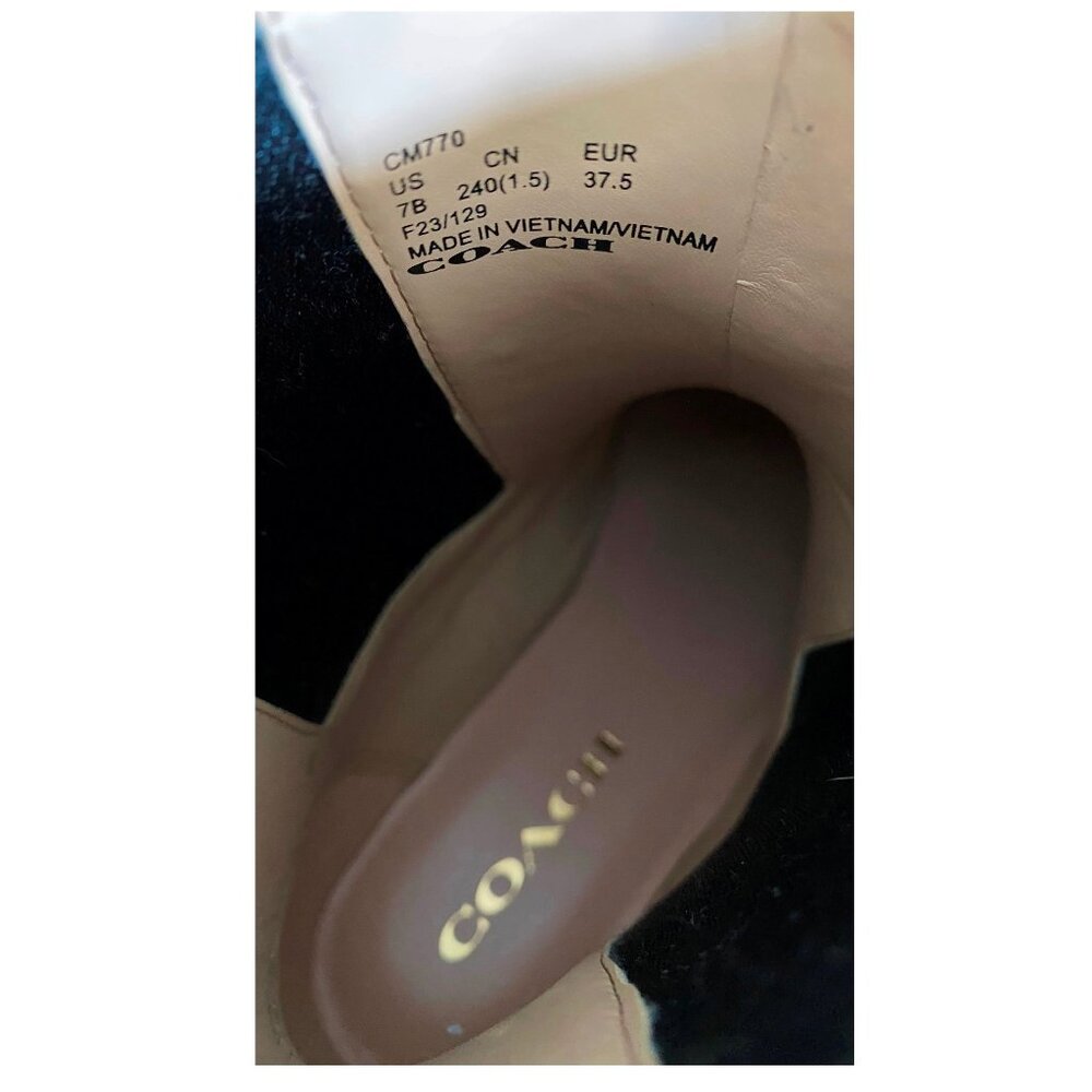 COACH Jayla Leather Ankle Bootie in Walnut Brown NEW IN BOX! 7 Boot Boots - Picture 9 of 13